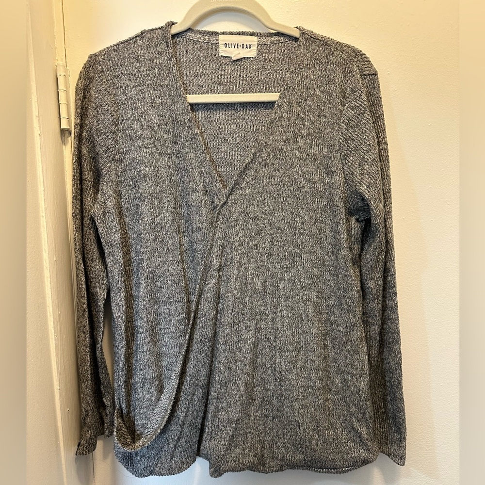 Olive + Oak Gray Knit Sweater